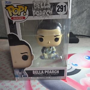 Funko Pop Rocks Bella Poarch Figure - Blue and Black